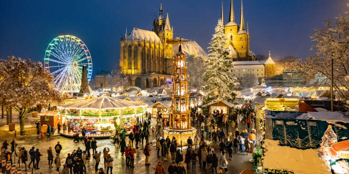 : 174. Erfurter Weihnachtsmarkt eröffnet am 26. November